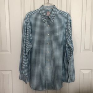 Brooks Brothers Blue, Green, & White Button Down Shirt